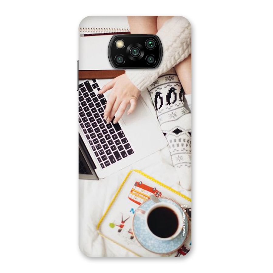 Winter Relaxation Back Case for Poco X3