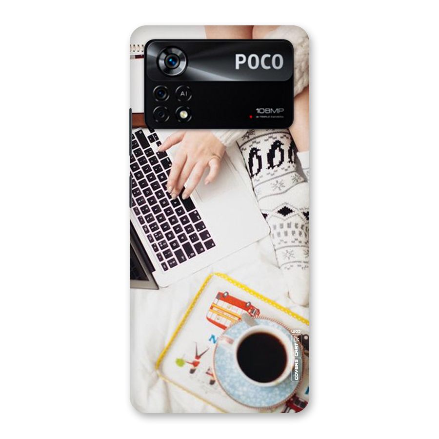 Winter Relaxation Back Case for Poco X4 Pro 5G