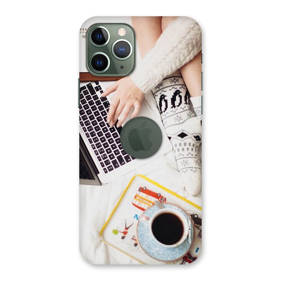 Winter Relaxation Back Case for iPhone 11 Pro Logo  Cut