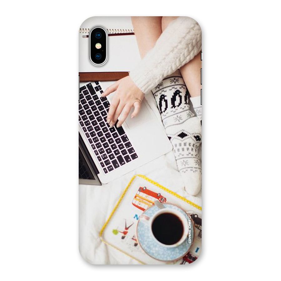 Winter Relaxation Back Case for iPhone XS
