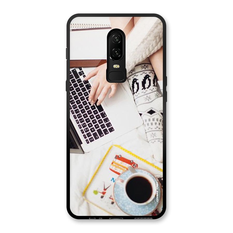 Winter Relaxation Glass Back Case for OnePlus 6
