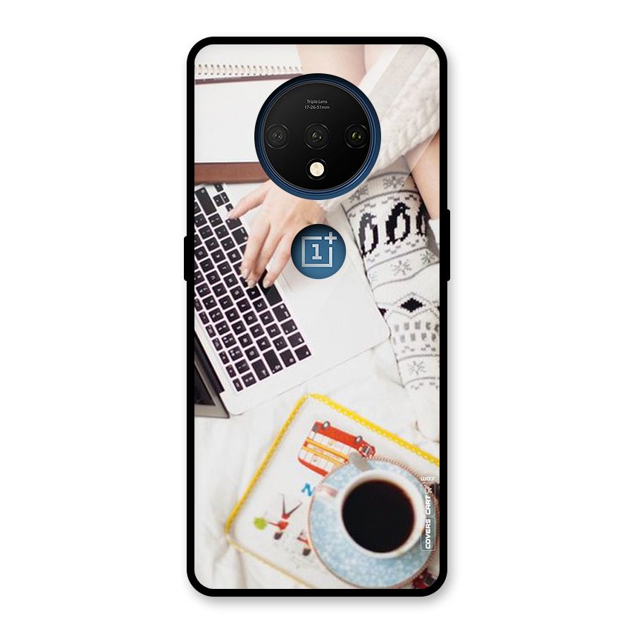 Winter Relaxation Glass Back Case for OnePlus 7T