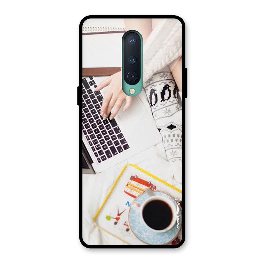 Winter Relaxation Glass Back Case for OnePlus 8