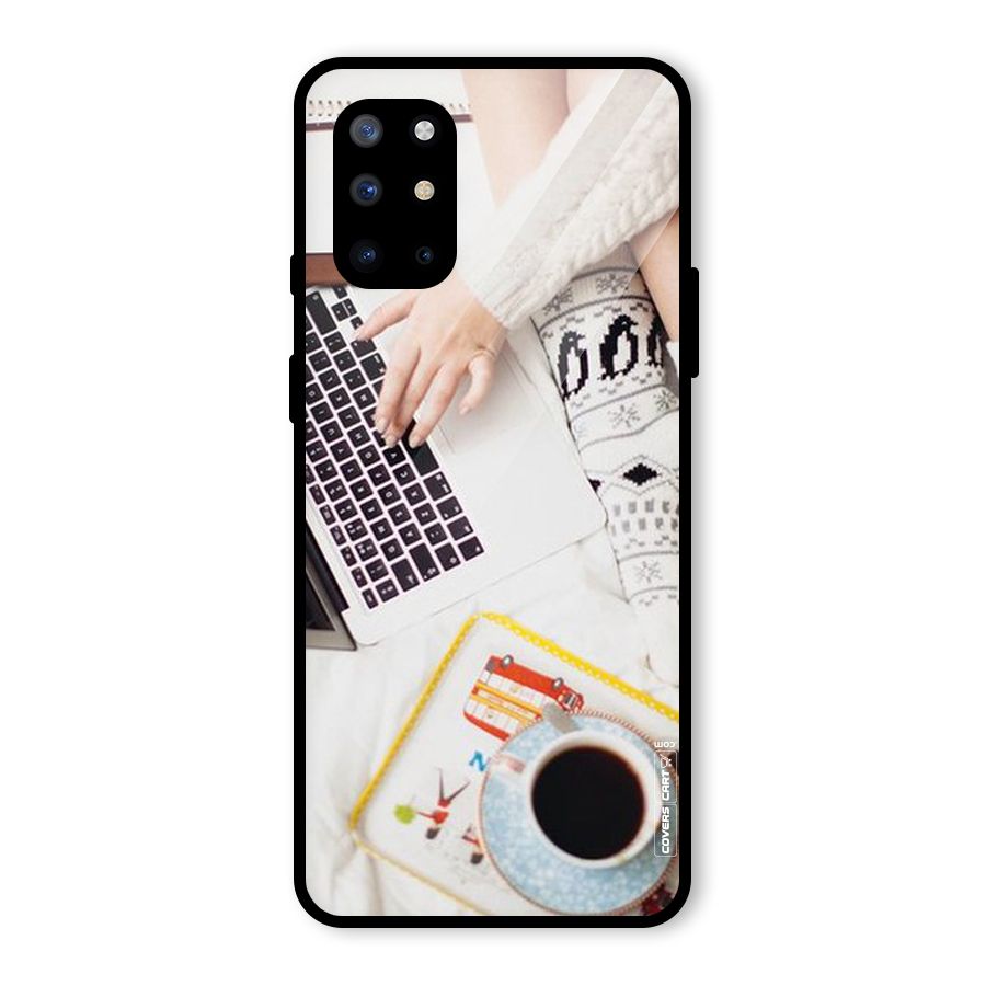 Winter Relaxation Glass Back Case for OnePlus 8T