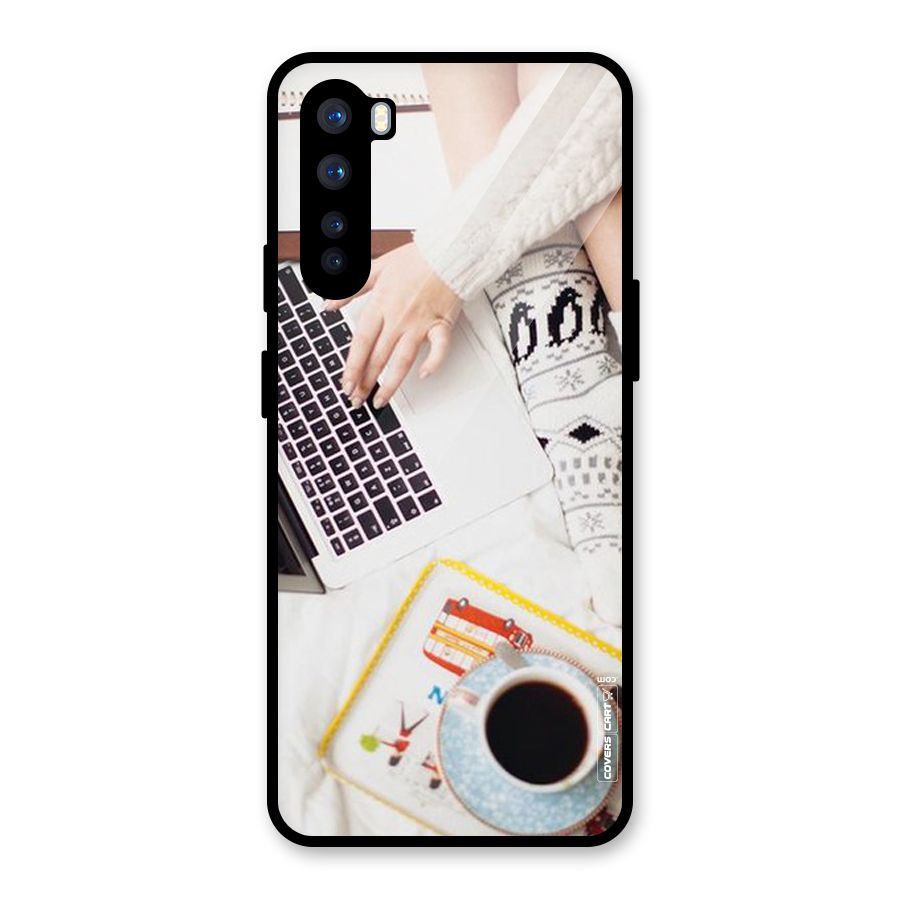 Winter Relaxation Glass Back Case for OnePlus Nord