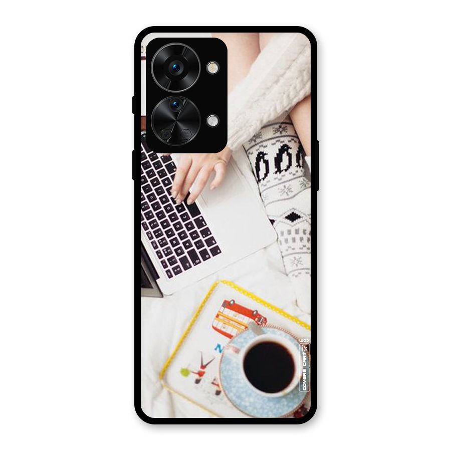 Winter Relaxation Glass Back Case for OnePlus Nord 2T
