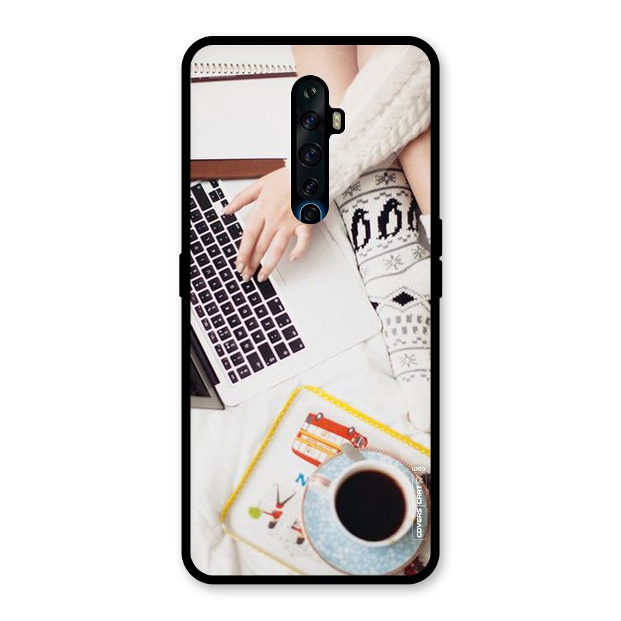 Winter Relaxation Glass Back Case for Oppo Reno2 F