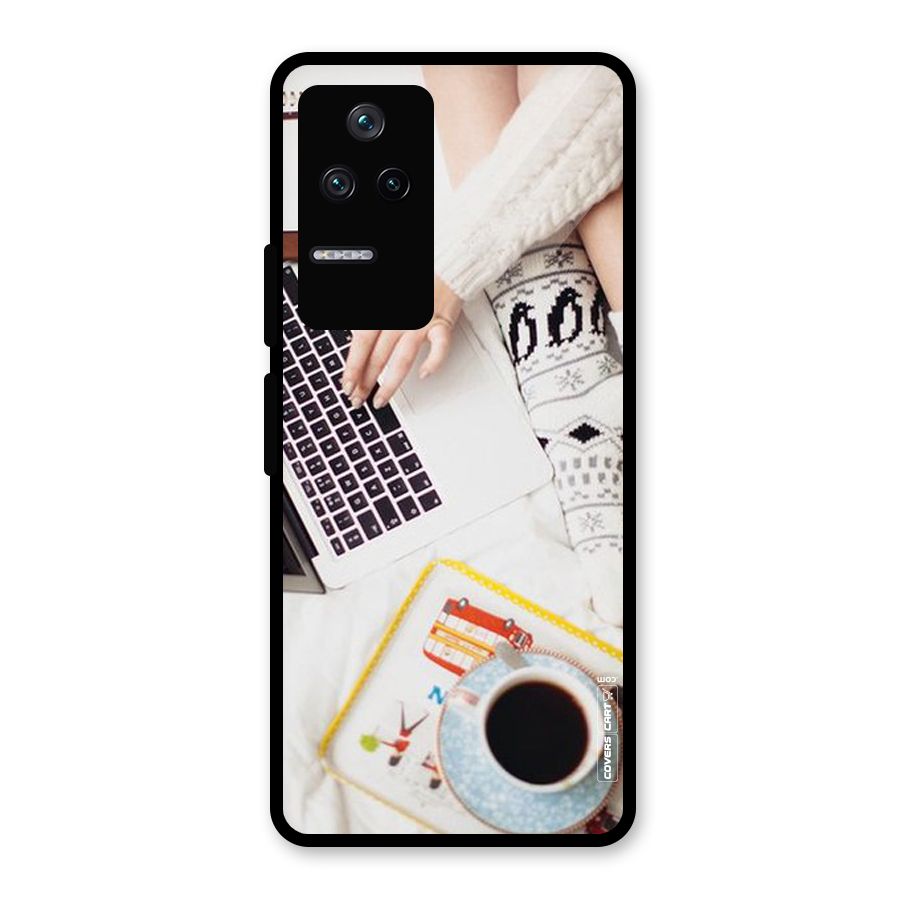Winter Relaxation Glass Back Case for Poco F4 5G