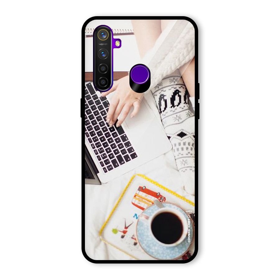 Winter Relaxation Glass Back Case for Realme 5 Pro