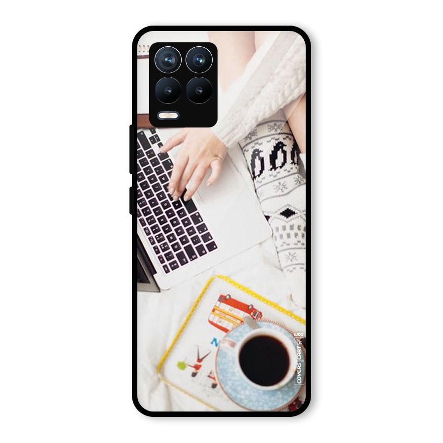 Winter Relaxation Glass Back Case for Realme 8