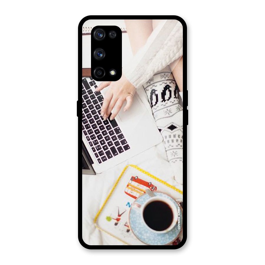 Winter Relaxation Glass Back Case for Realme X7 Pro