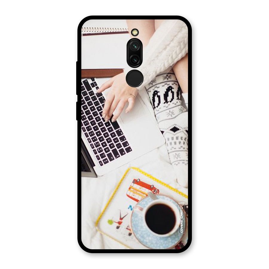 Winter Relaxation Glass Back Case for Redmi 8