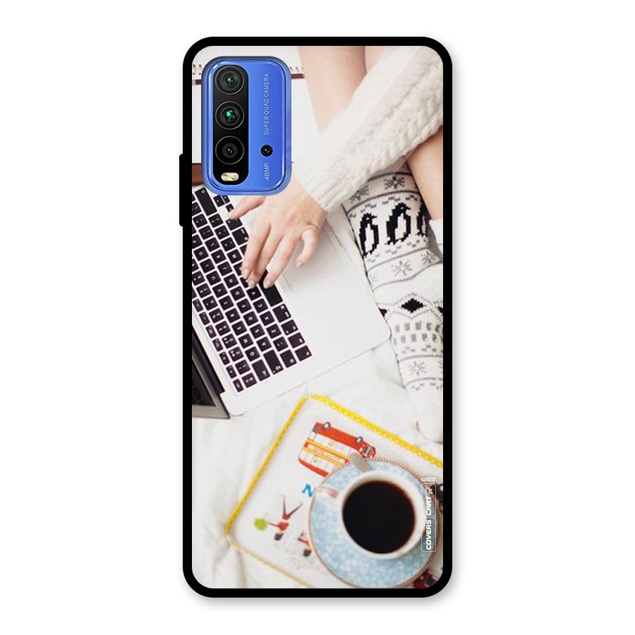 Winter Relaxation Glass Back Case for Redmi 9 Power