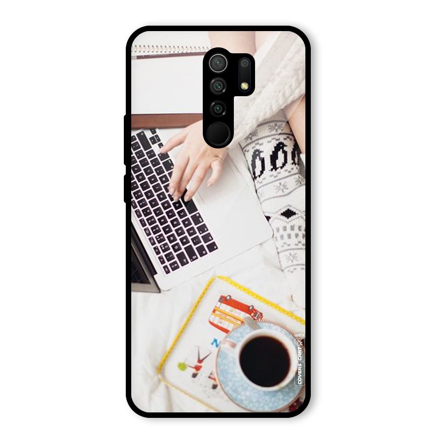 Winter Relaxation Glass Back Case for Redmi 9 Prime