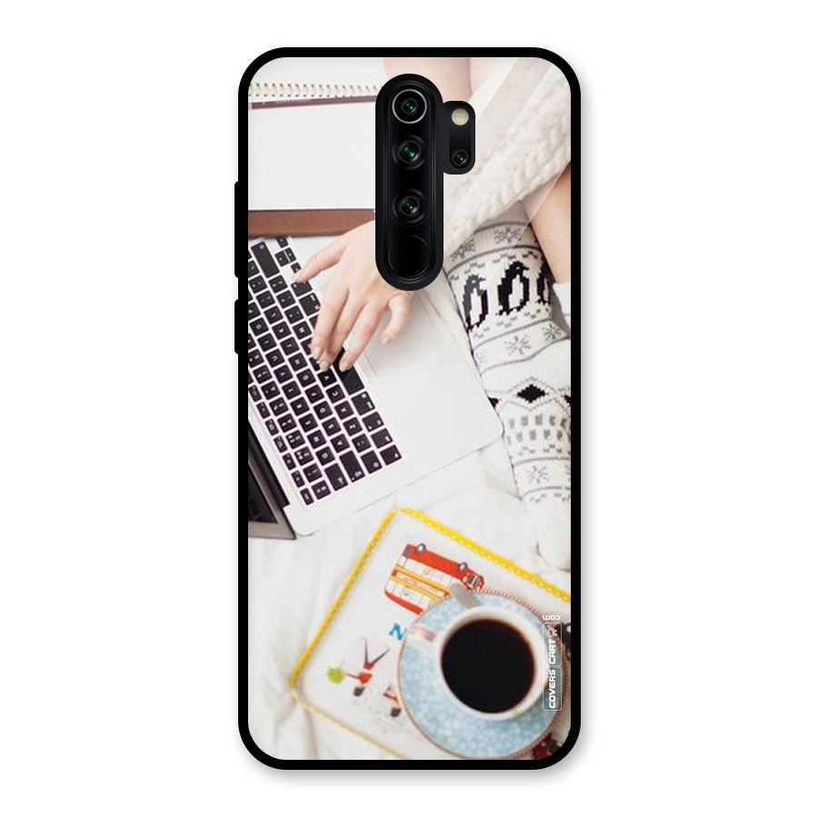 Winter Relaxation Glass Back Case for Redmi Note 8 Pro