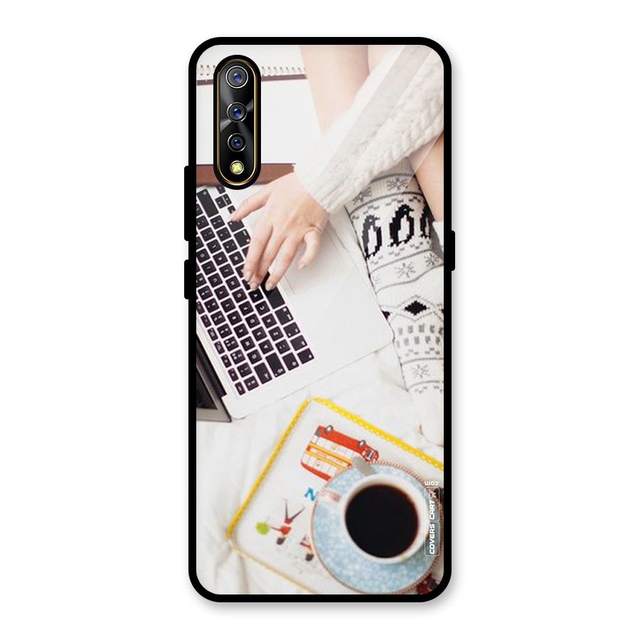 Winter Relaxation Glass Back Case for Vivo S1