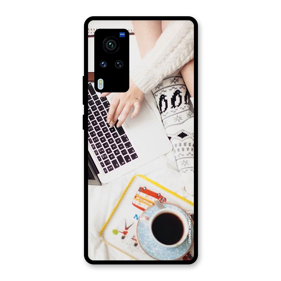 Winter Relaxation Glass Back Case for Vivo X60 Pro