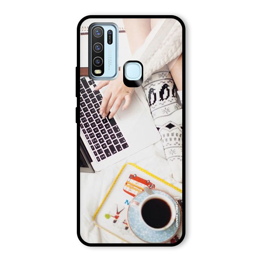 Winter Relaxation Glass Back Case for Vivo Y30