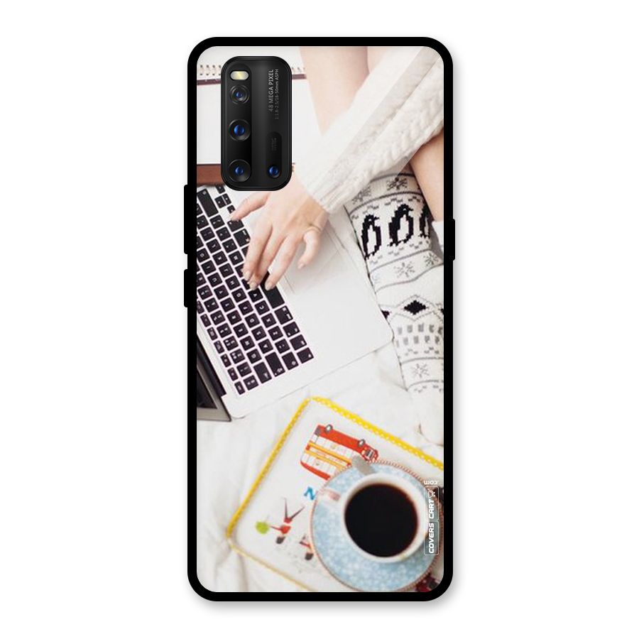 Winter Relaxation Glass Back Case for Vivo iQOO 3