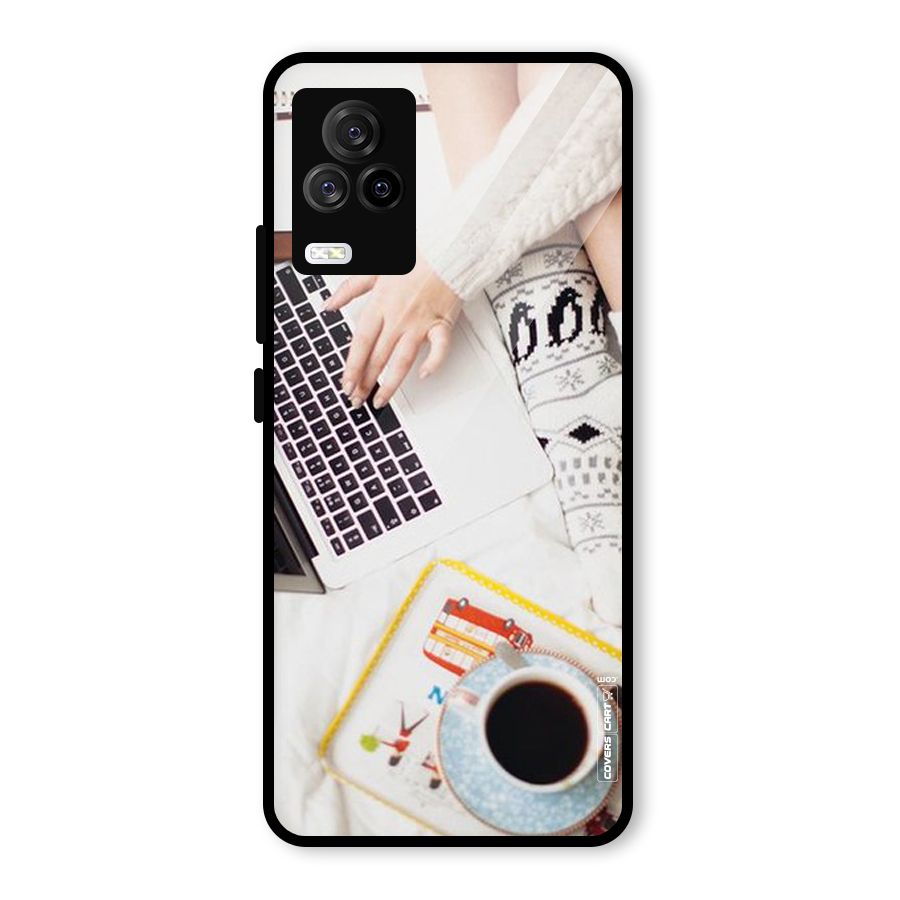 Winter Relaxation Glass Back Case for Vivo iQOO 7 Legend 5G