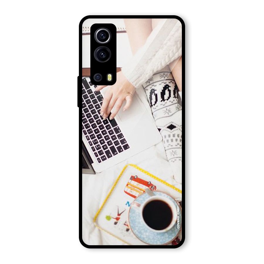 Winter Relaxation Glass Back Case for Vivo iQOO Z3