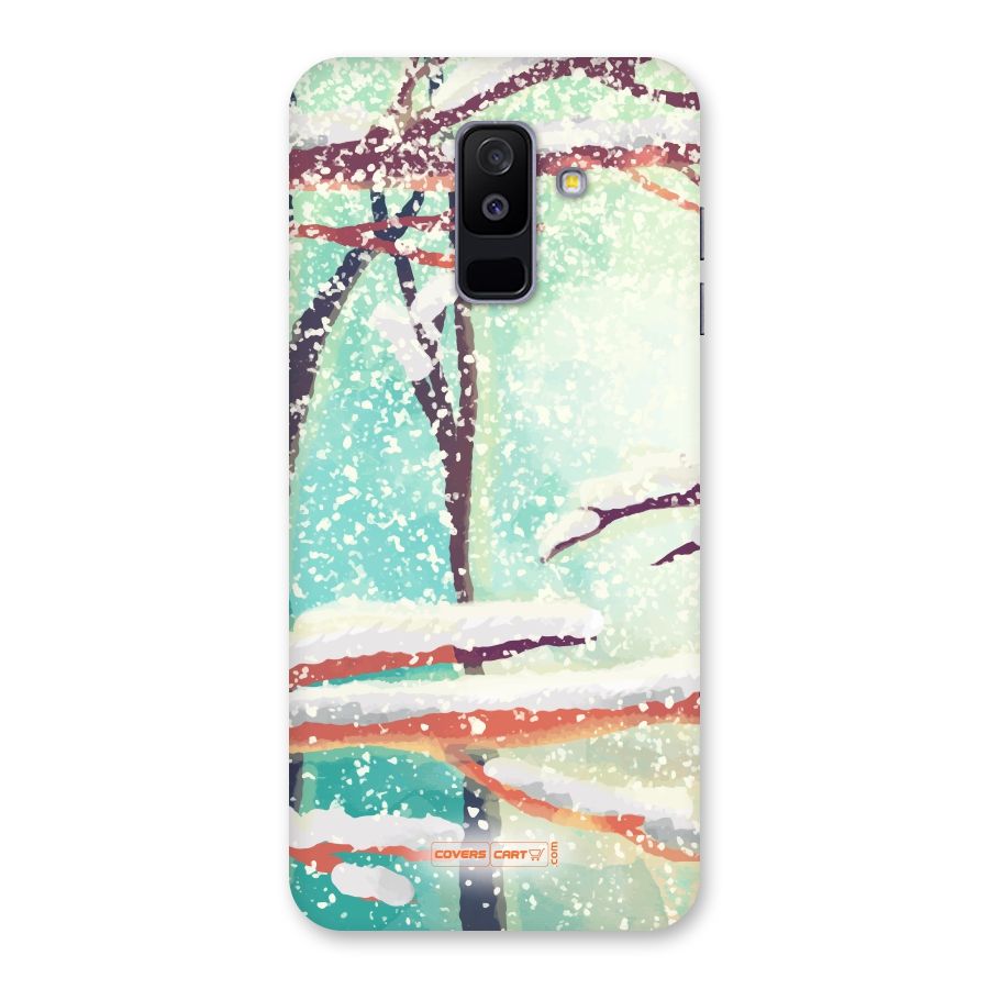 Winter Season Back Case for Galaxy A6 Plus