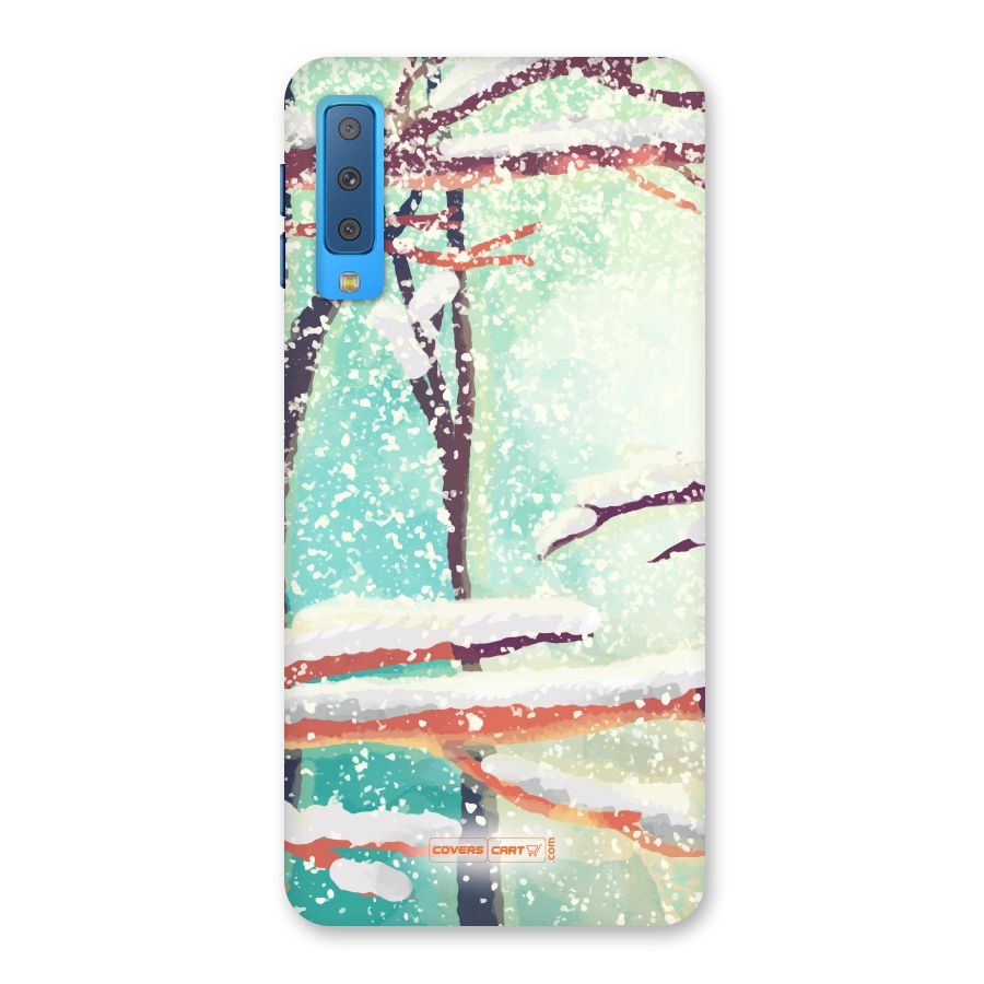 Winter Season Back Case for Galaxy A7 (2018)