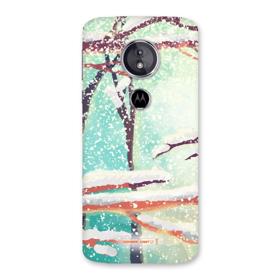 Winter Season Back Case for Moto E5