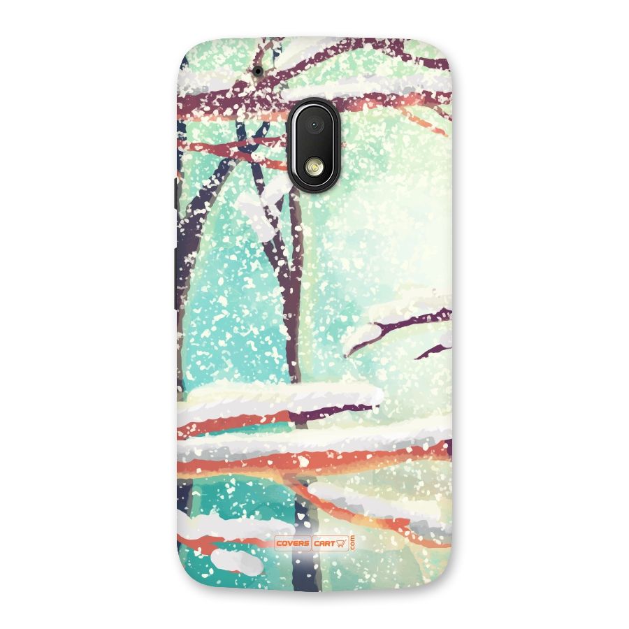Winter Season Back Case for Moto G4 Play
