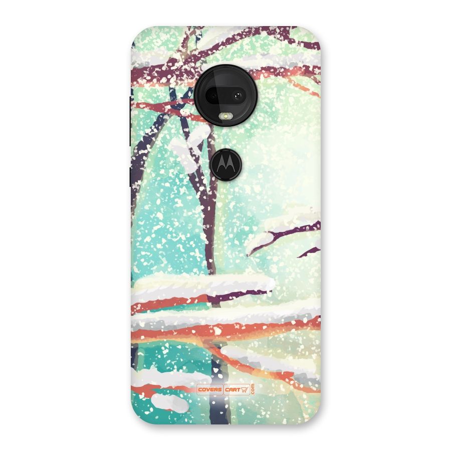 Winter Season Back Case for Moto G7