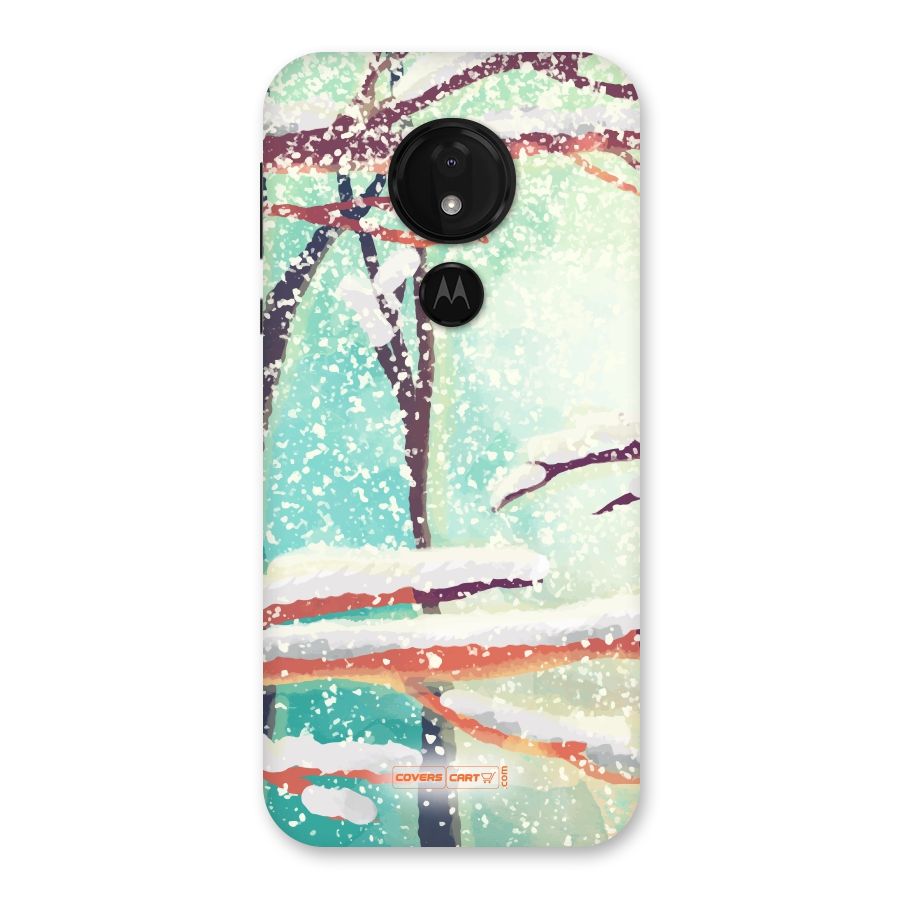 Winter Season Back Case for Moto G7 Power