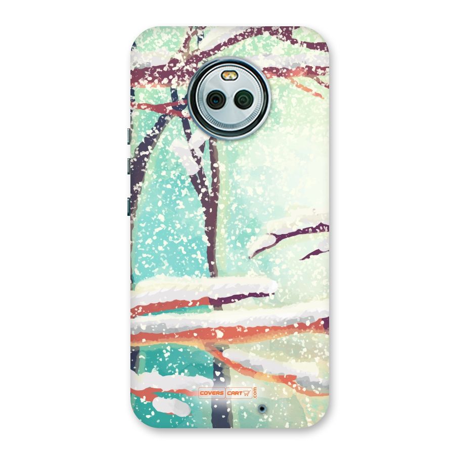 Winter Season Back Case for Moto X4