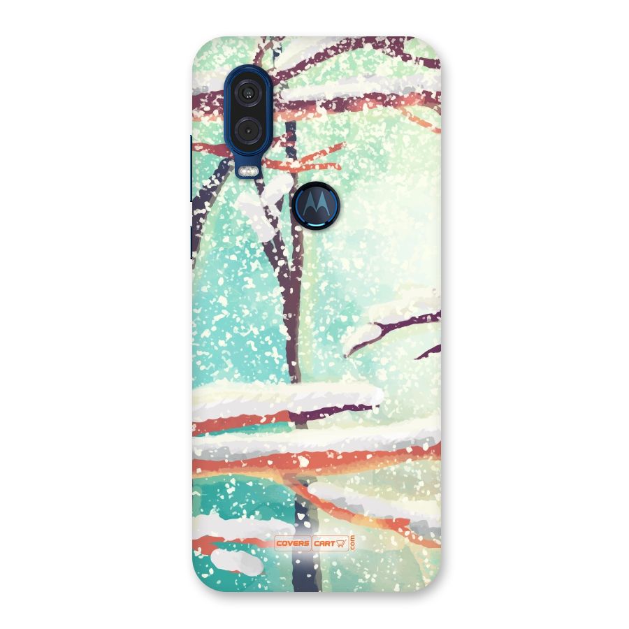 Winter Season Back Case for Motorola One Vision