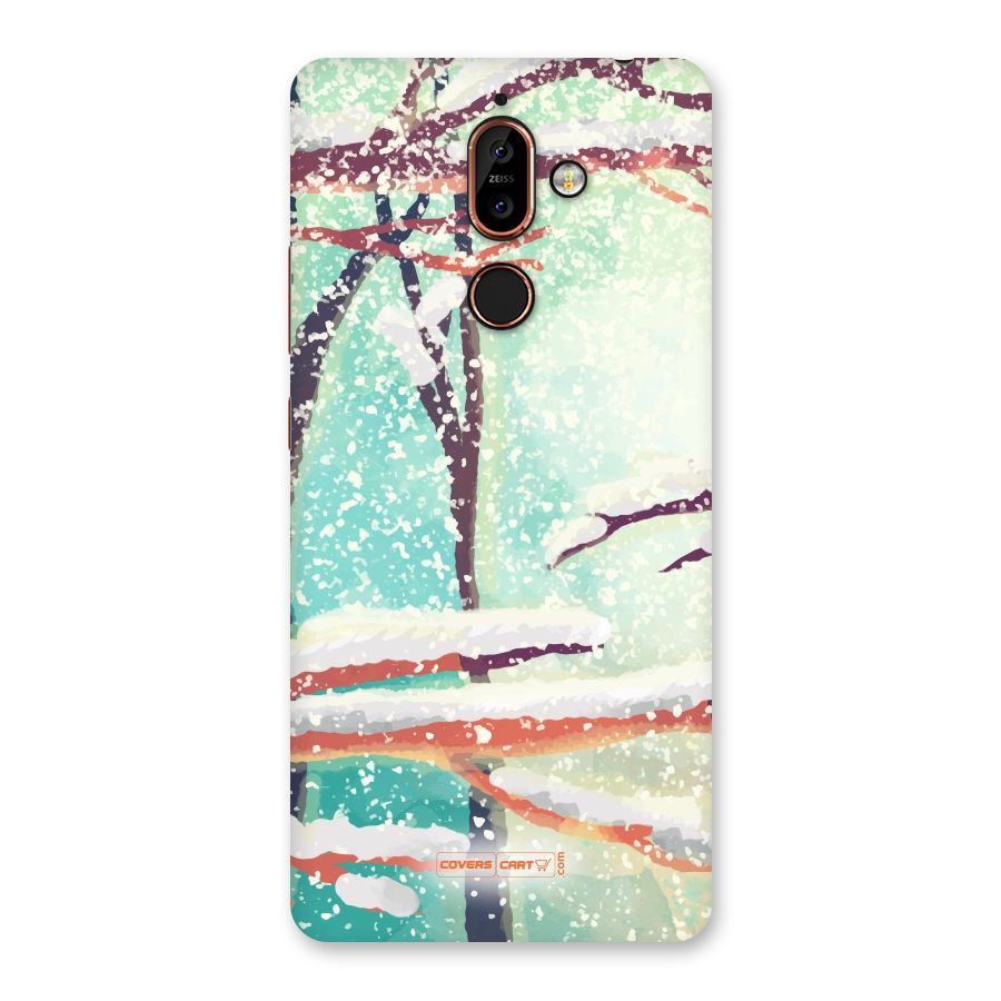 Winter Season Back Case for Nokia 7 Plus
