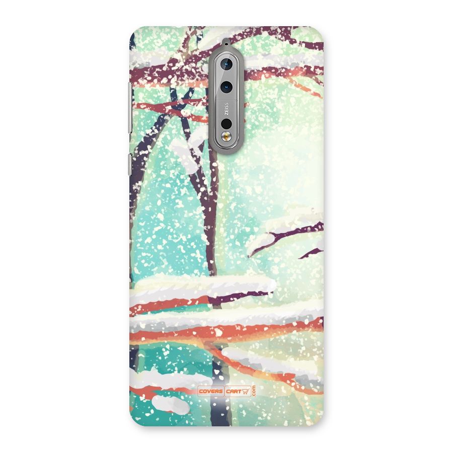 Winter Season Back Case for Nokia 8
