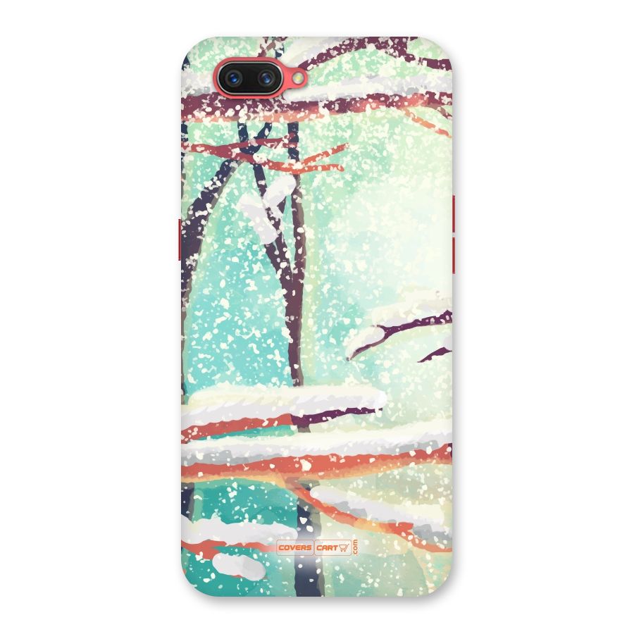 Winter Season Back Case for Oppo A3s