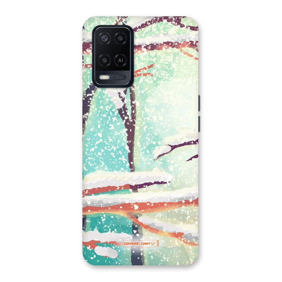Winter Season Back Case for Oppo A54