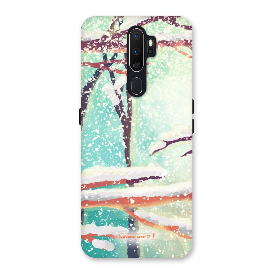 Winter Season Back Case for Oppo A5 (2020)