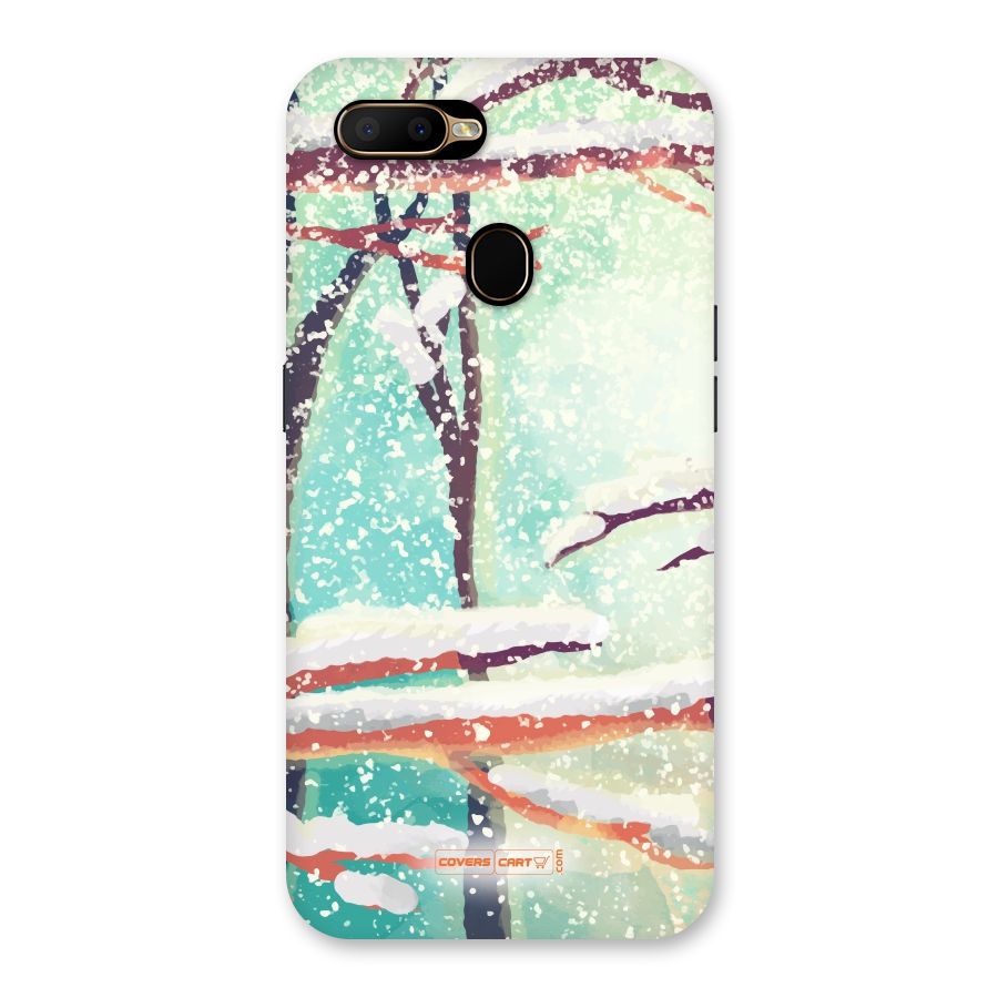 Winter Season Back Case for Oppo A5s