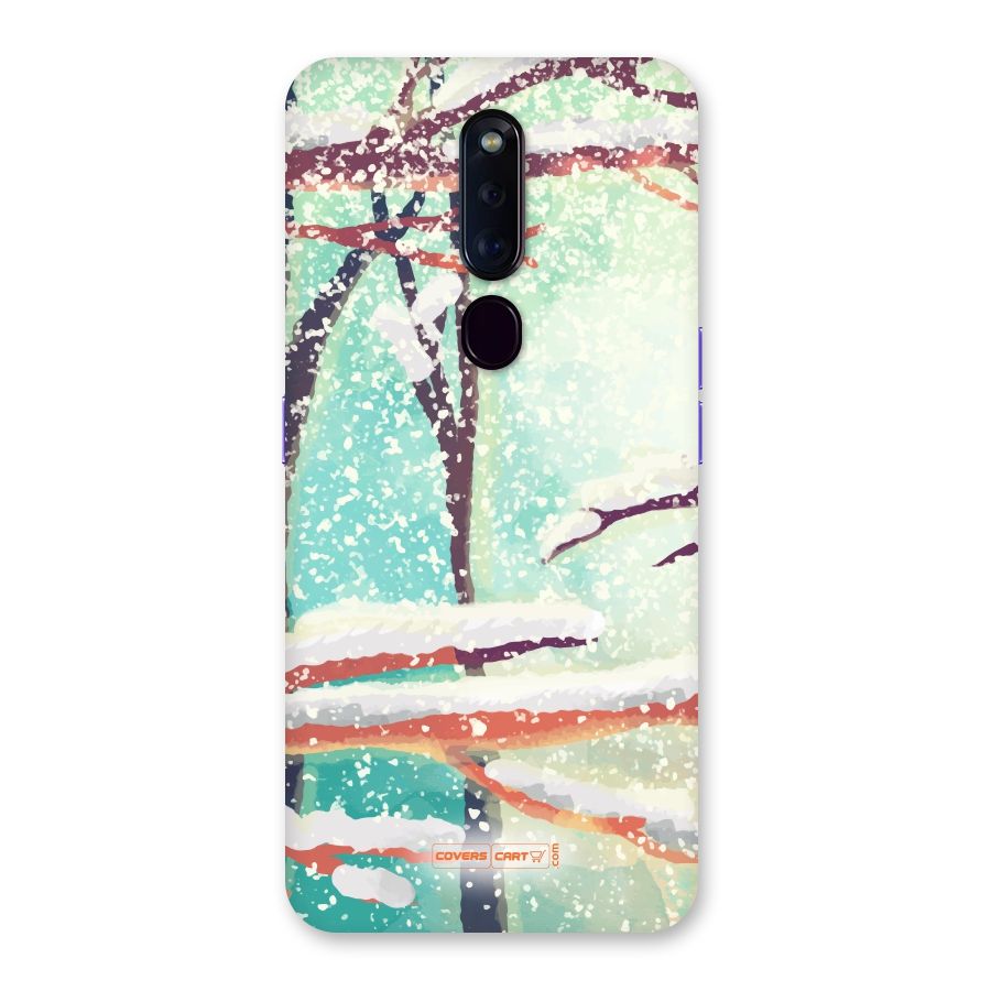 Winter Season Back Case for Oppo F11 Pro