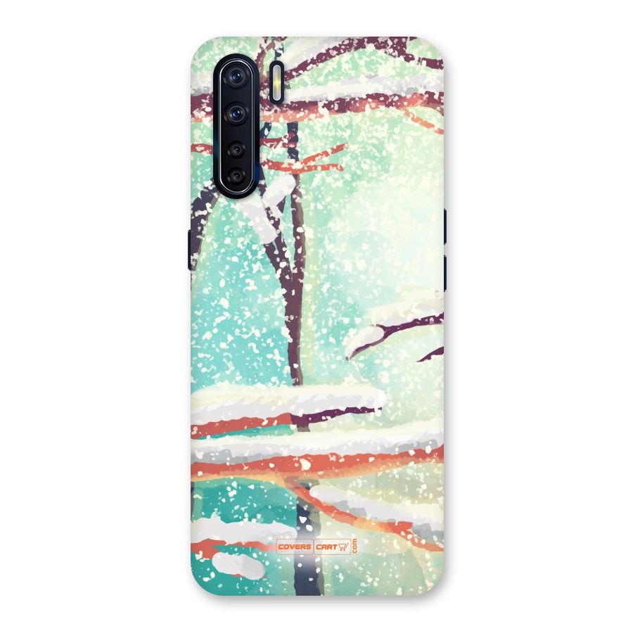 Winter Season Back Case for Oppo F15