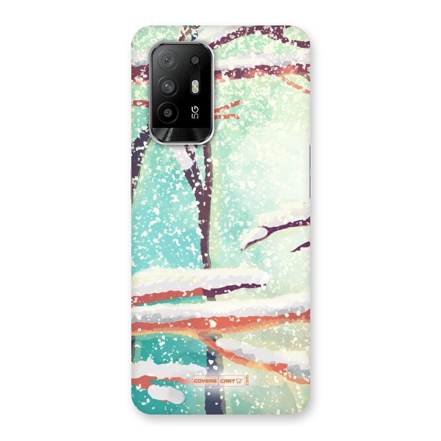 Winter Season Back Case for Oppo F19 Pro Plus 5G