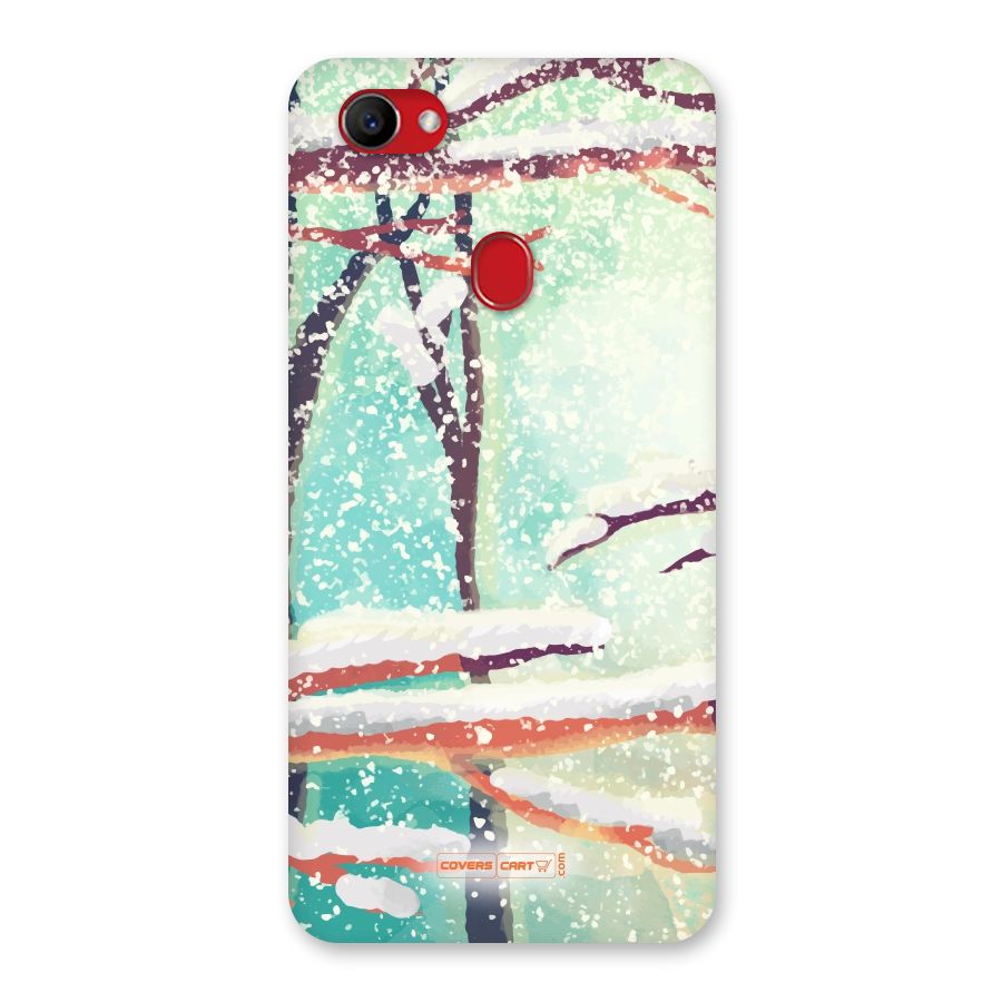 Winter Season Back Case for Oppo F7