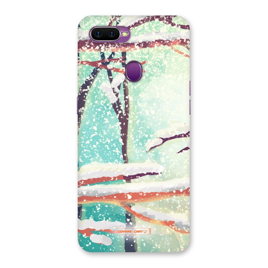 Winter Season Back Case for Oppo F9