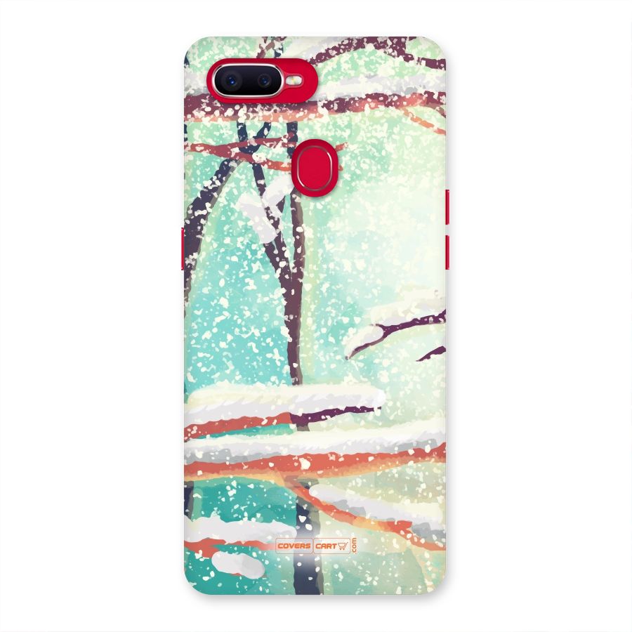 Winter Season Back Case for Oppo F9 Pro