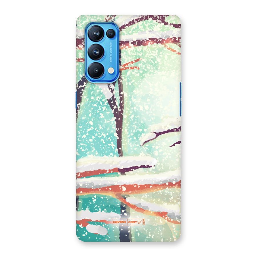 Winter Season Back Case for Oppo Reno5 Pro 5G