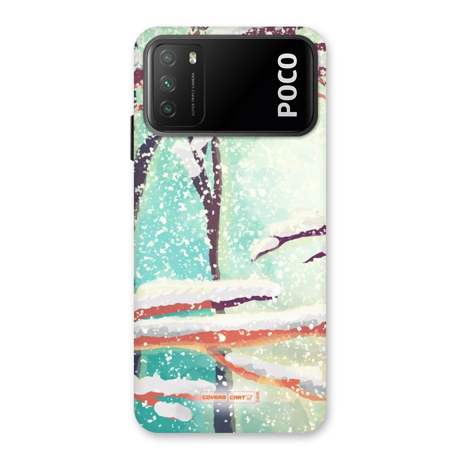Winter Season Back Case for Poco M3