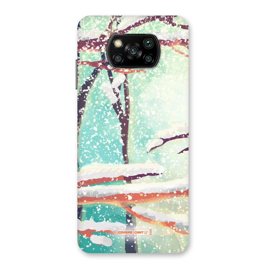 Winter Season Back Case for Poco X3
