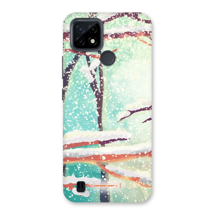 Winter Season Back Case for Realme C21