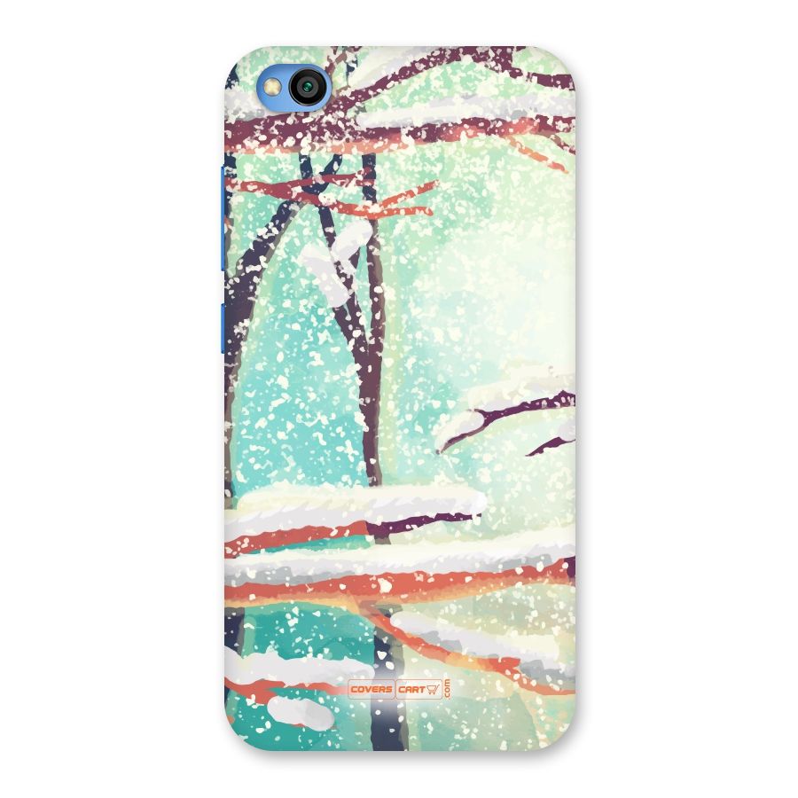 Winter Season Back Case for Redmi Go